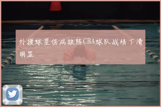 外援球星伤病缺阵CBA球队战绩下滑明显